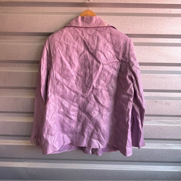 Lafayette 148 purple metallic jacket - Picture 4 of 6